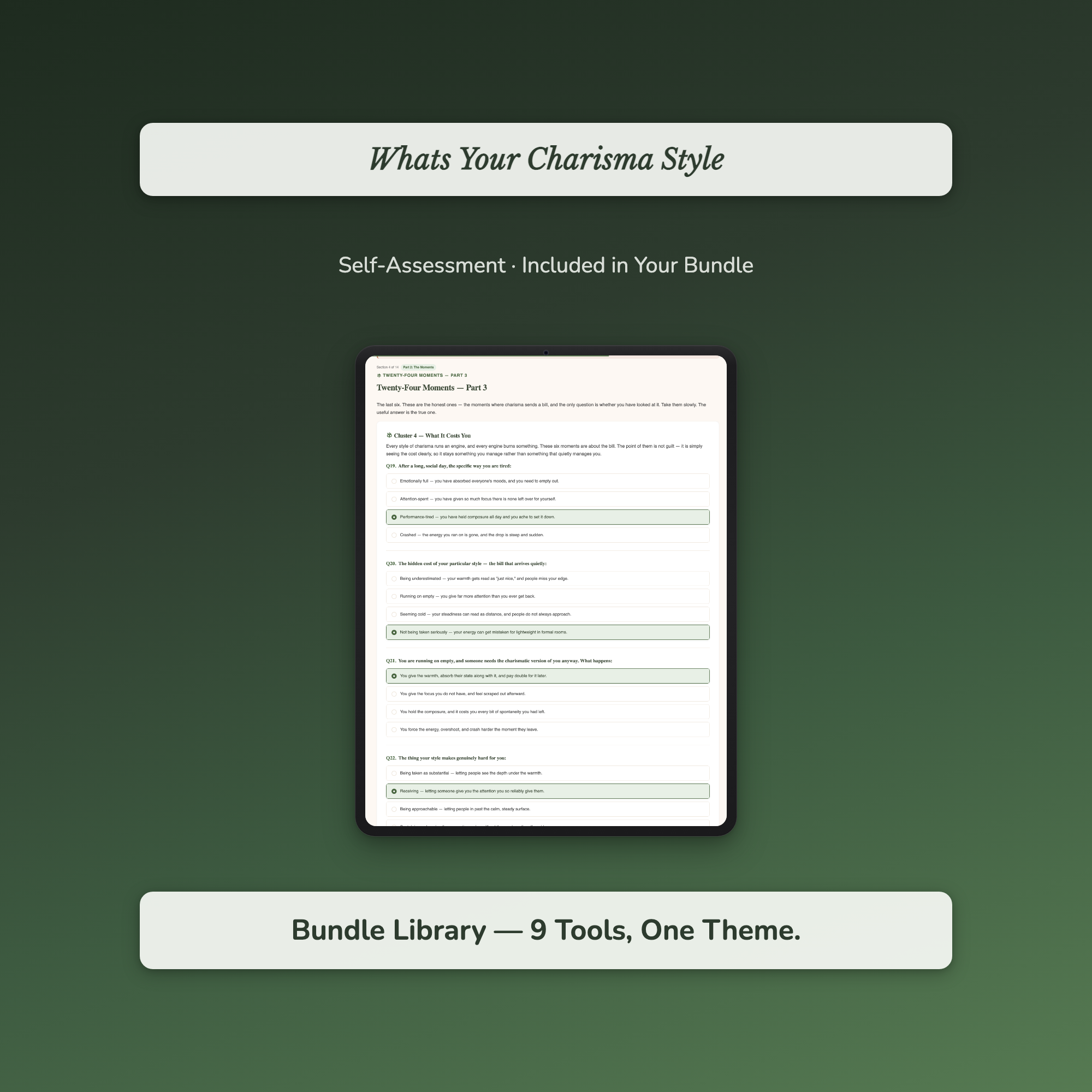 Social Skills Bundle – Charisma Small Talk Communication 9 Tools – Interactive Digital Bundle