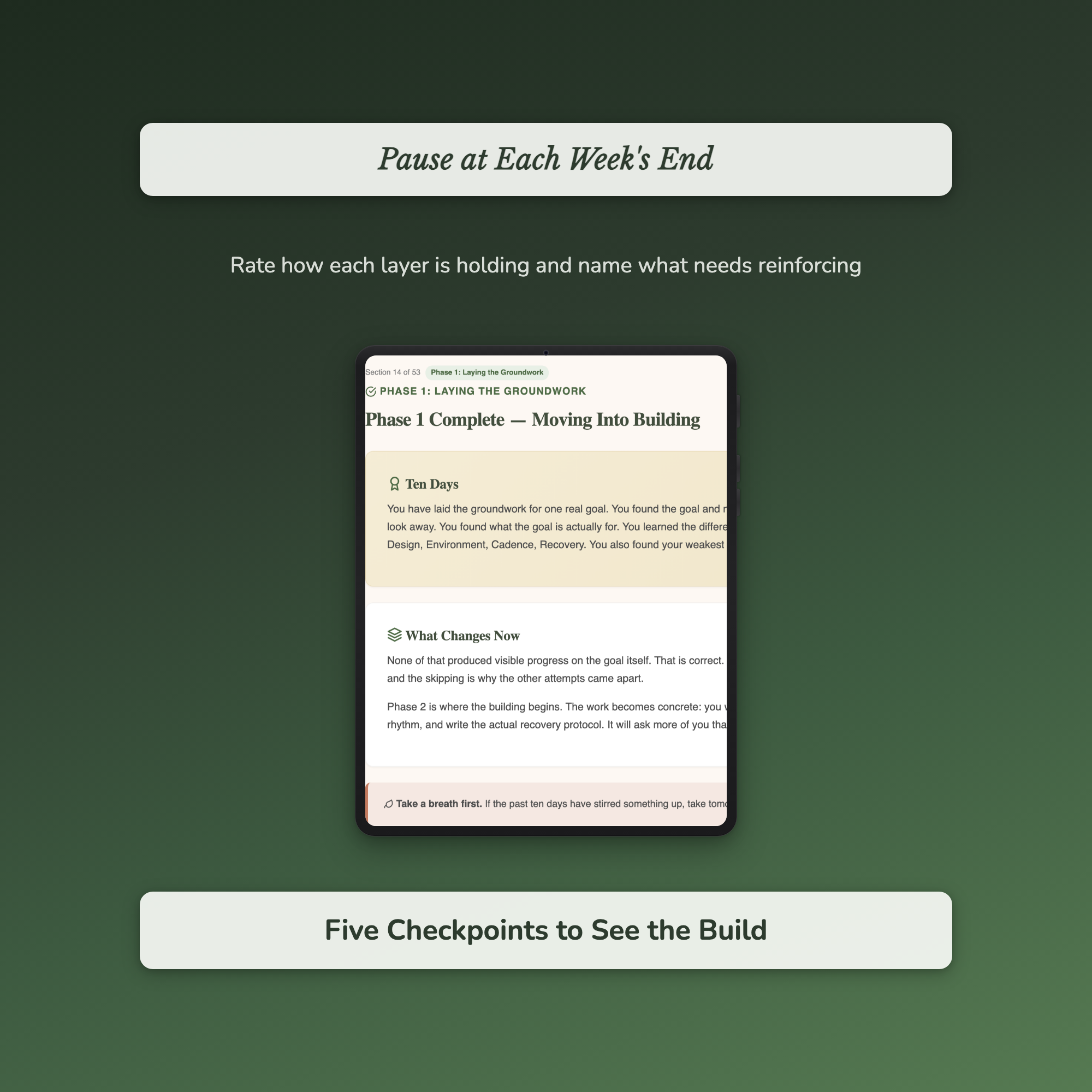 Habit Building Workbook & 40-Day Journal – Reach Your Goals – Interactive Digital Guide