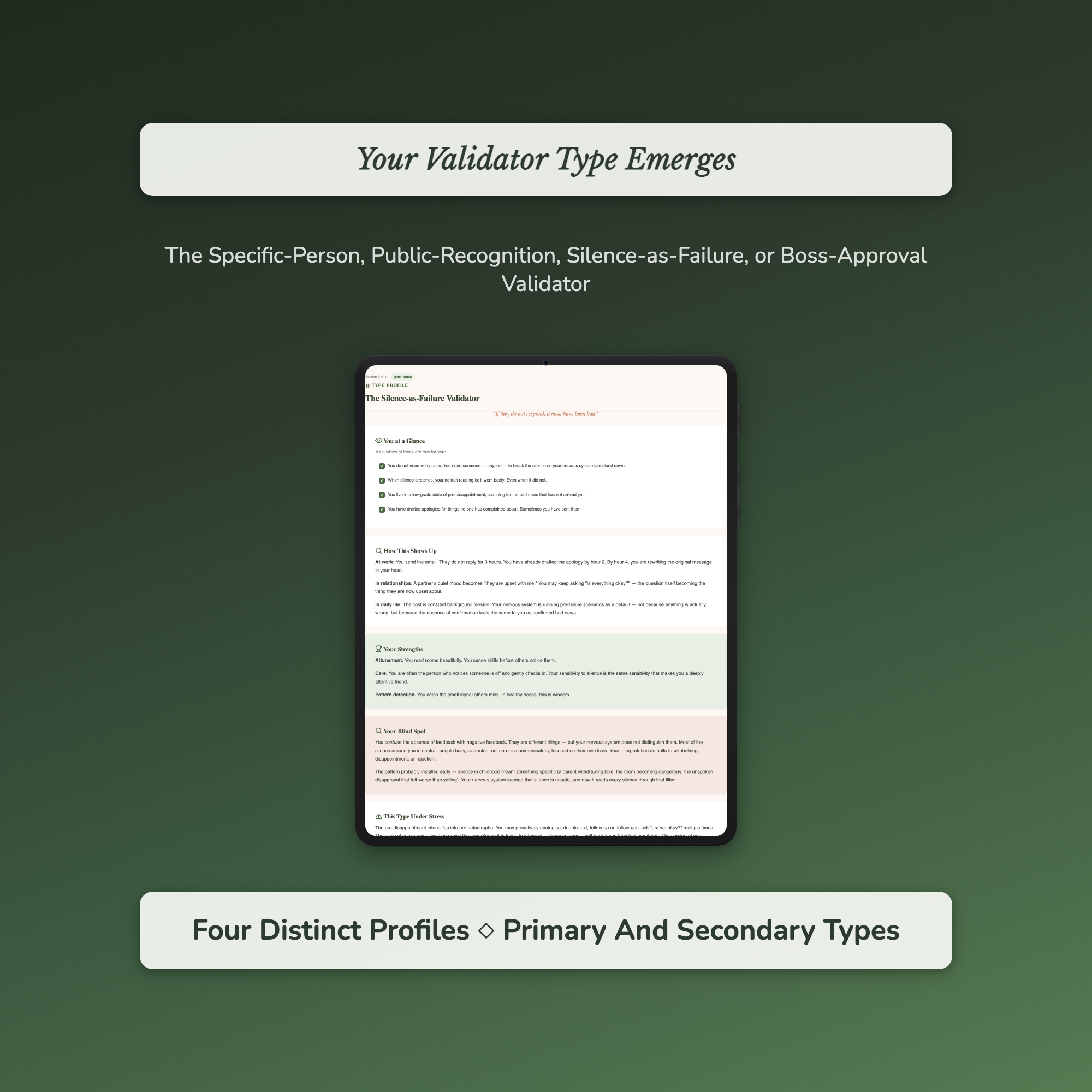 People Pleasing Quiz — sample auto-scoring quiz