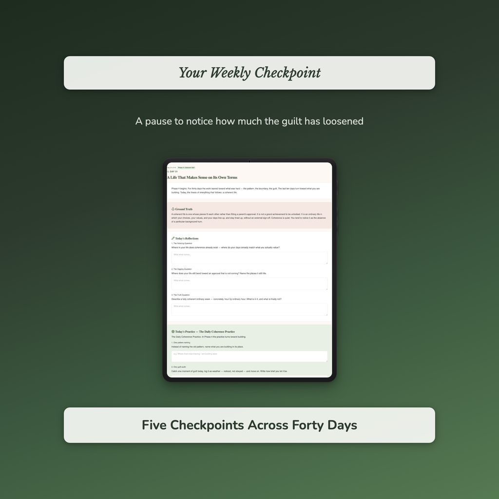 Estrangement Workbook & 40-Day Journal – Adult Child Edition – Interactive Digital Guide