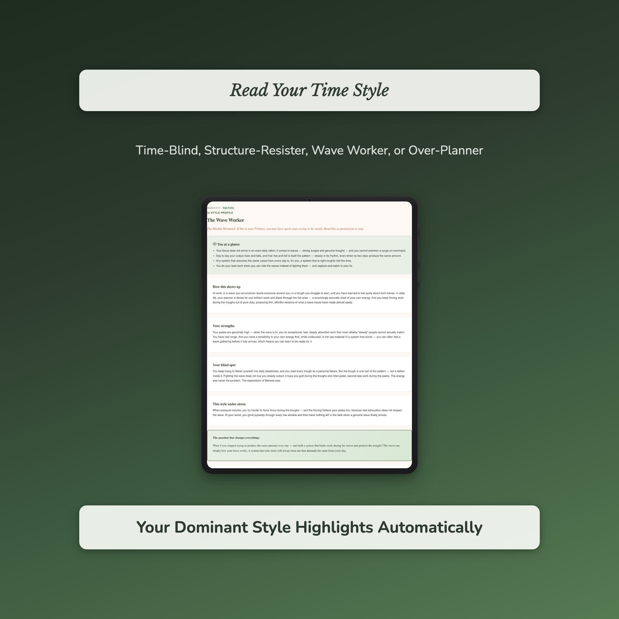 Time Management Quiz & Workbook – Why Every System Fails – Interactive Self-Assessment