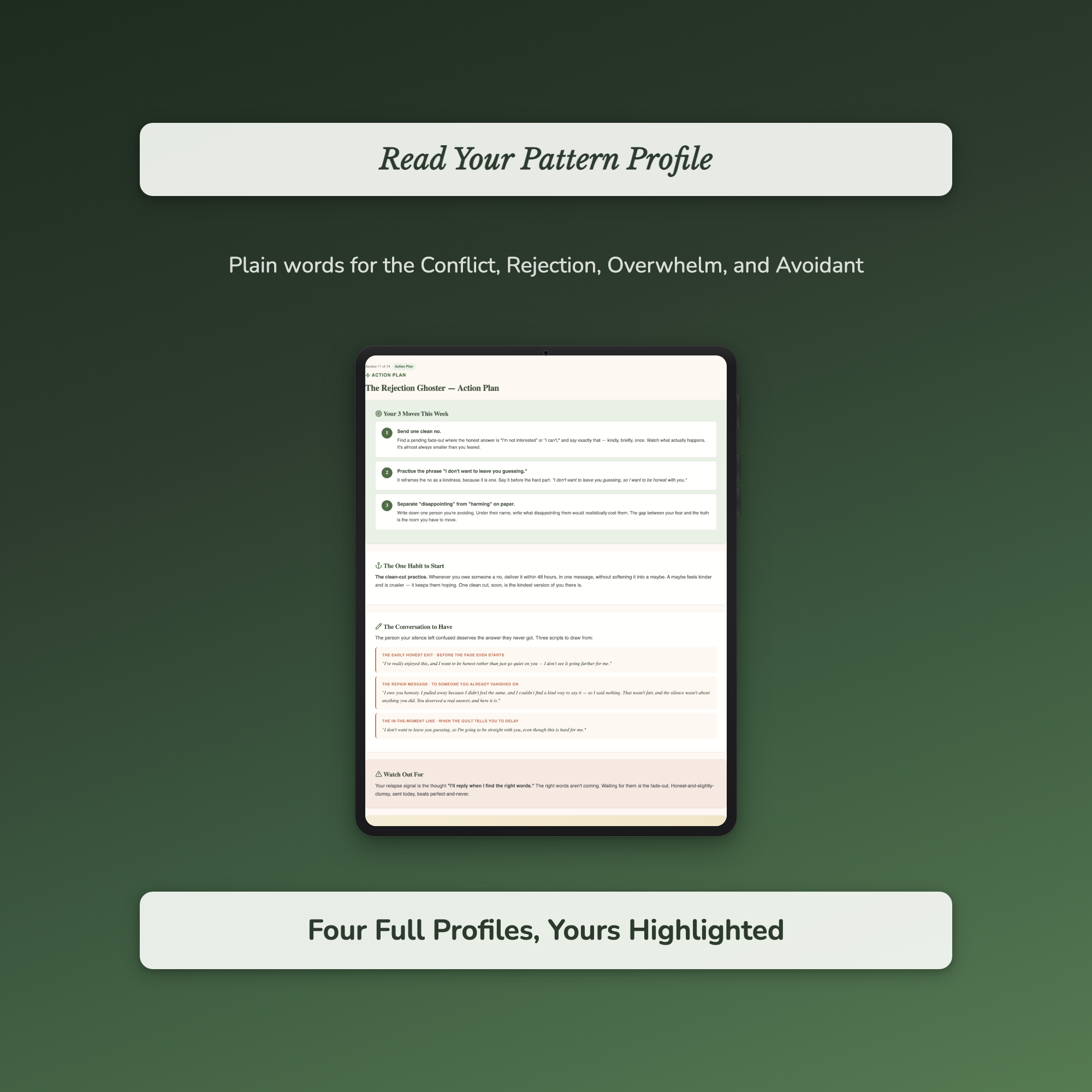 Ghosting Quiz & Workbook – Why Do You Go Quiet on People? – Interactive Self-Assessment