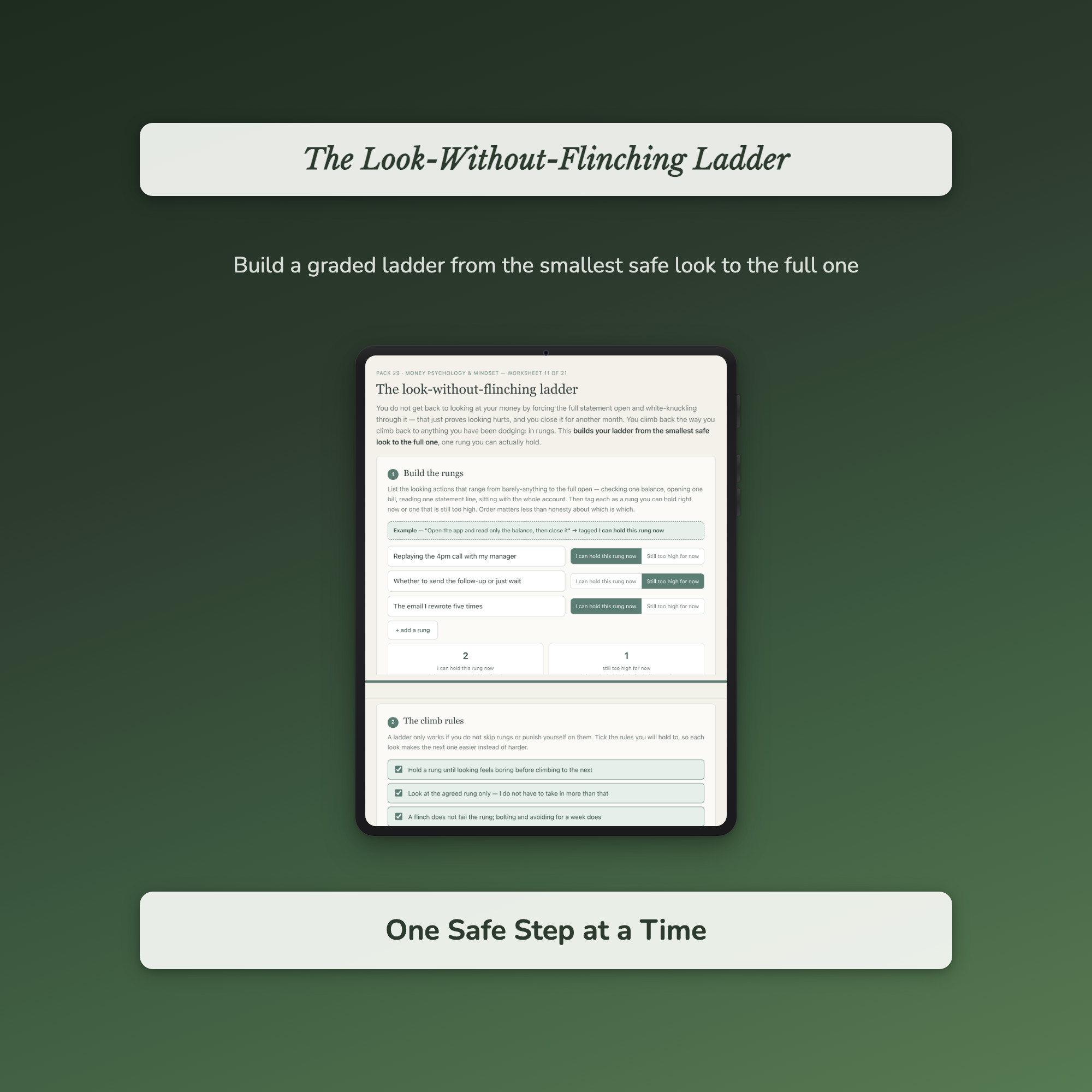 Money Mindset Worksheets – Money Blocks, Scarcity, Never Enough, Money Story – Interactive Worksheets Bundle