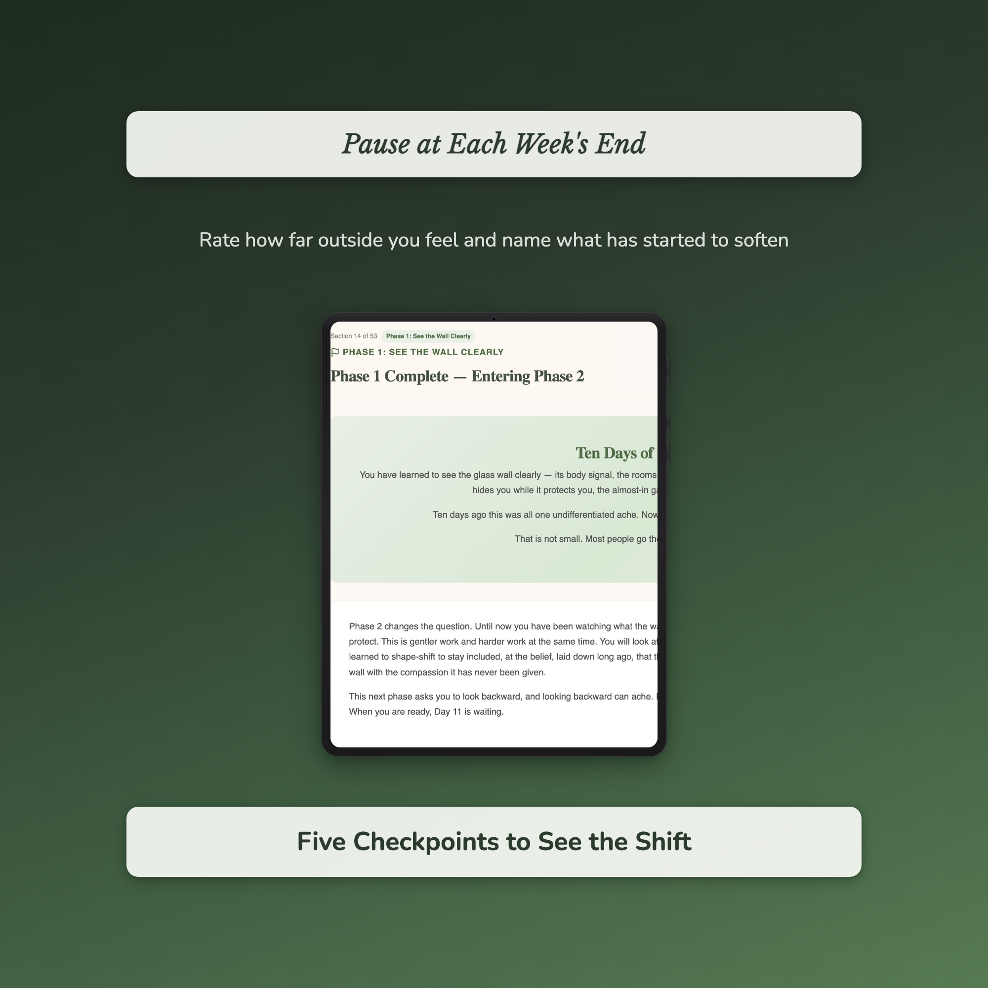 Outsider Workbook & 40-Day Journal – Crossing the Glass Wall – Interactive Digital Guide