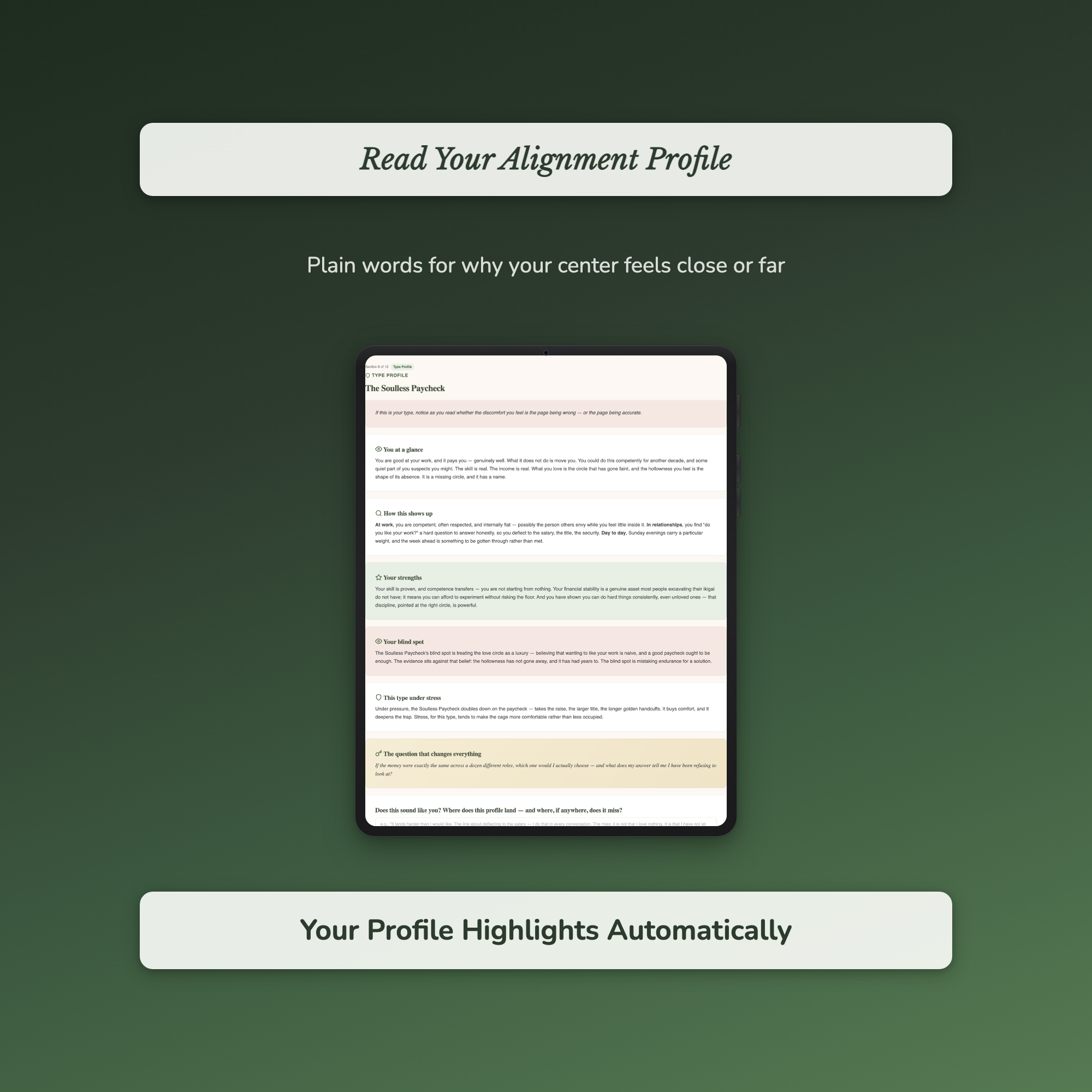 Ikigai Quiz & Workbook – Find Your Reason for Being – Interactive Self-Assessment