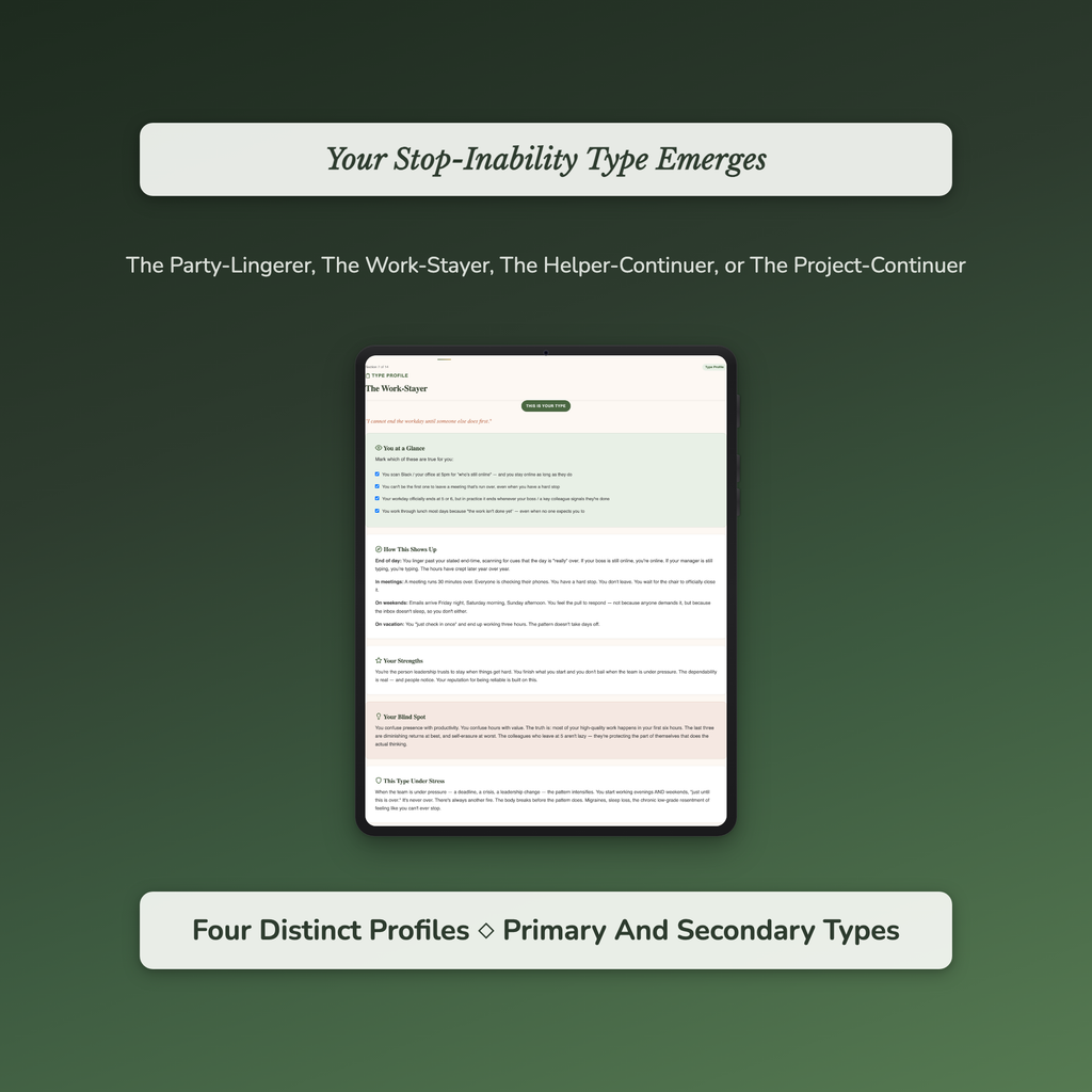 People Pleasing Quiz — sample auto-scoring quiz