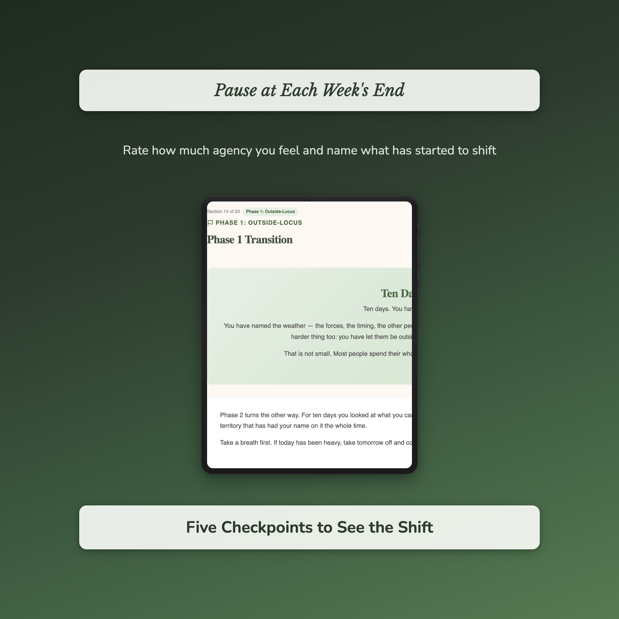 Agency Workbook & 40-Day Journal – Reclaim Your Choices – Interactive Digital Guide