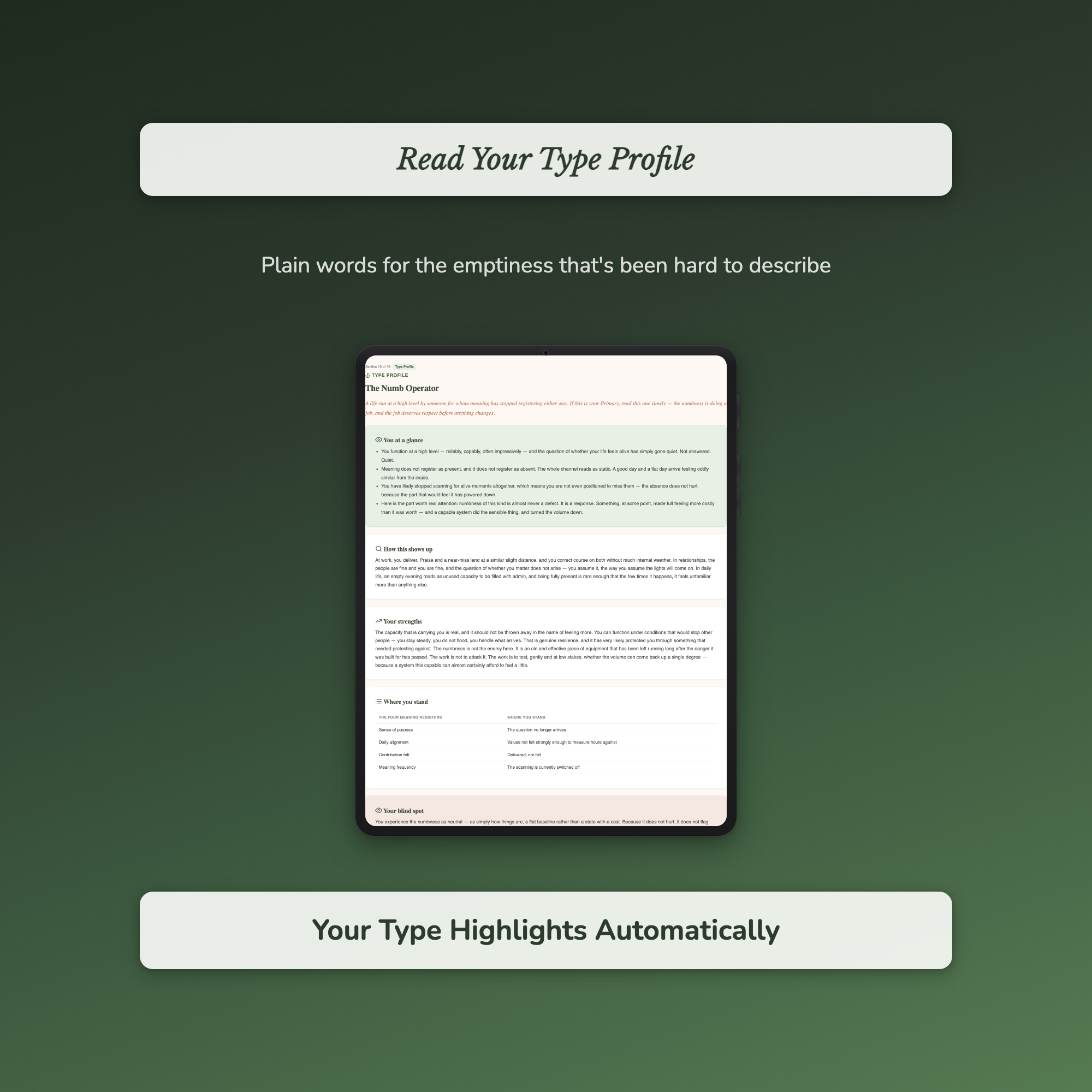 Meaning Quiz & Workbook – Is This Really All There Is? – Interactive Self-Assessment