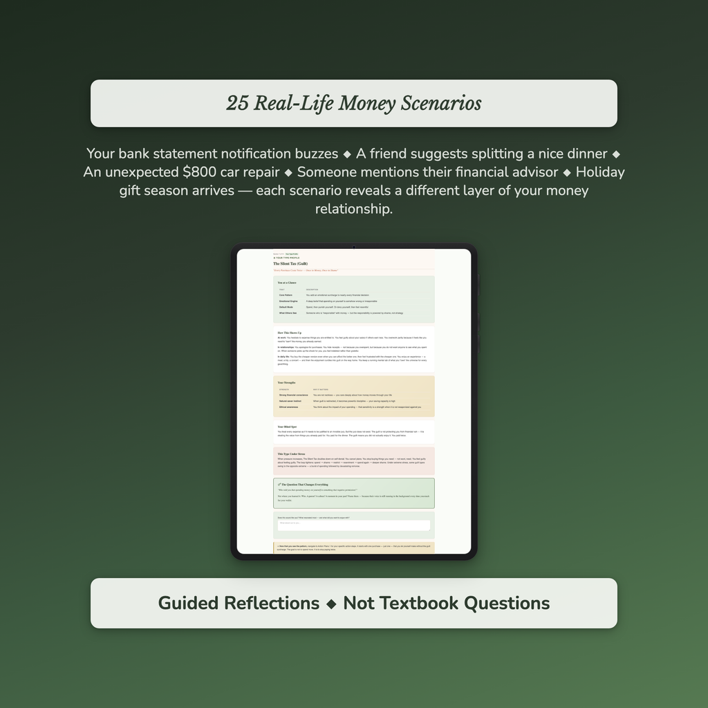 Financial Stress Profile — sample auto-scoring quiz