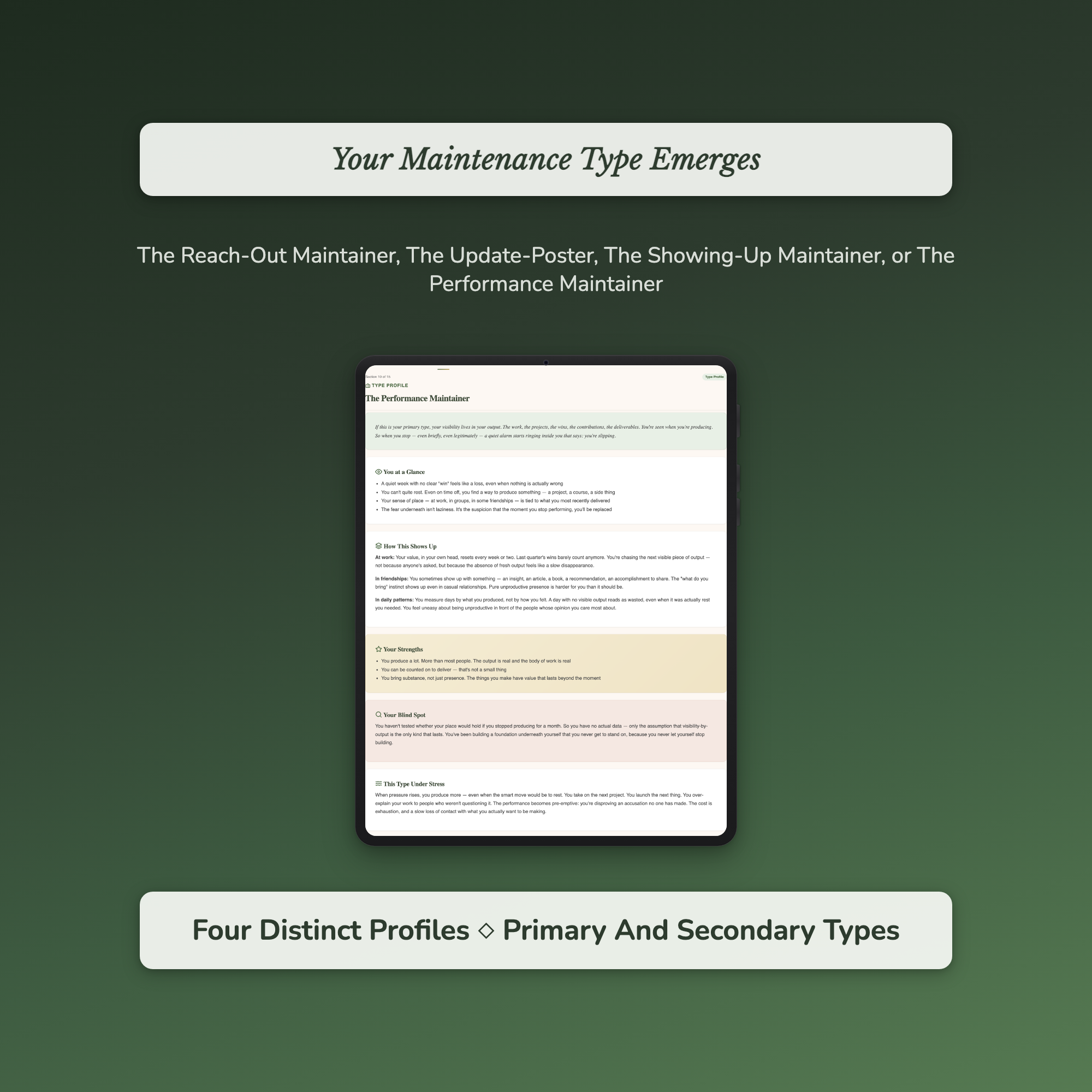 People Pleasing Quiz — sample auto-scoring quiz