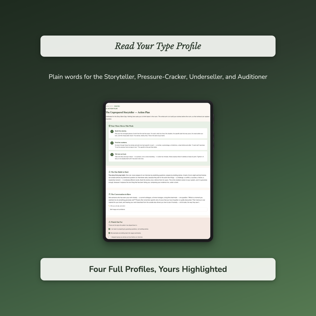 Interview Prep Quiz & Workbook – How Ready Are You? – Interactive Self-Assessment