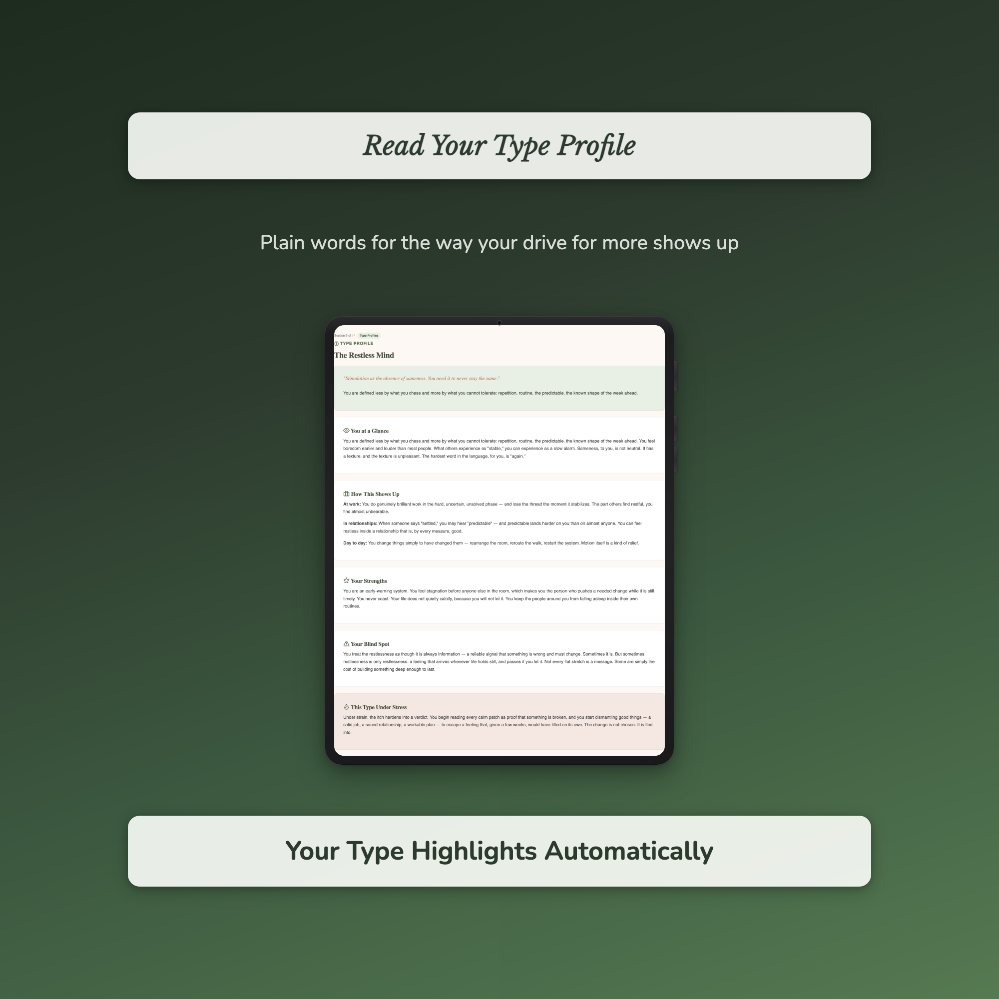 Sensation Seeking Quiz & Workbook – Calm Feels Like Boredom – Interactive Self-Assessment
