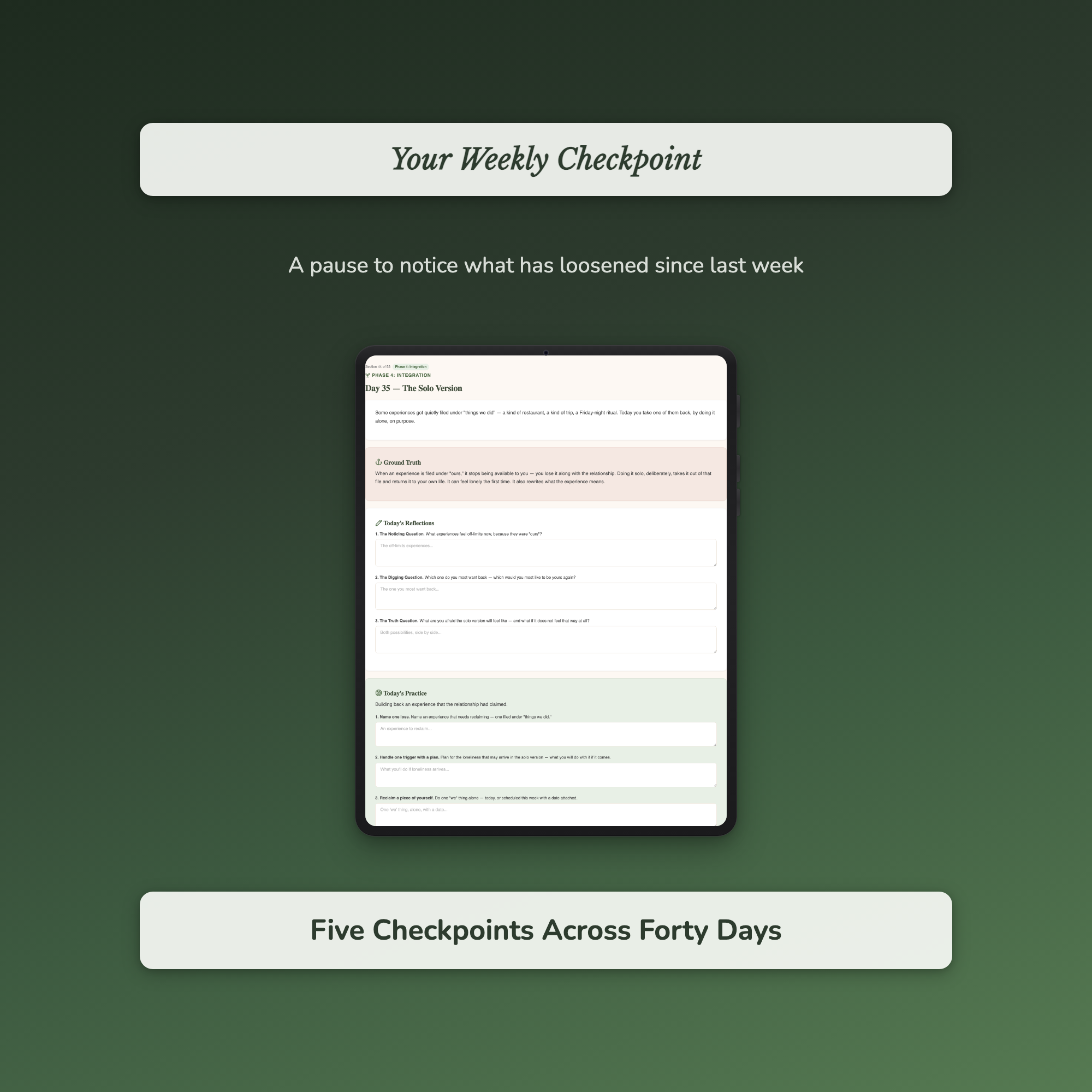 Breakup Workbook & 40-Day Journal – Moving On After a Breakup – Interactive Digital Guide