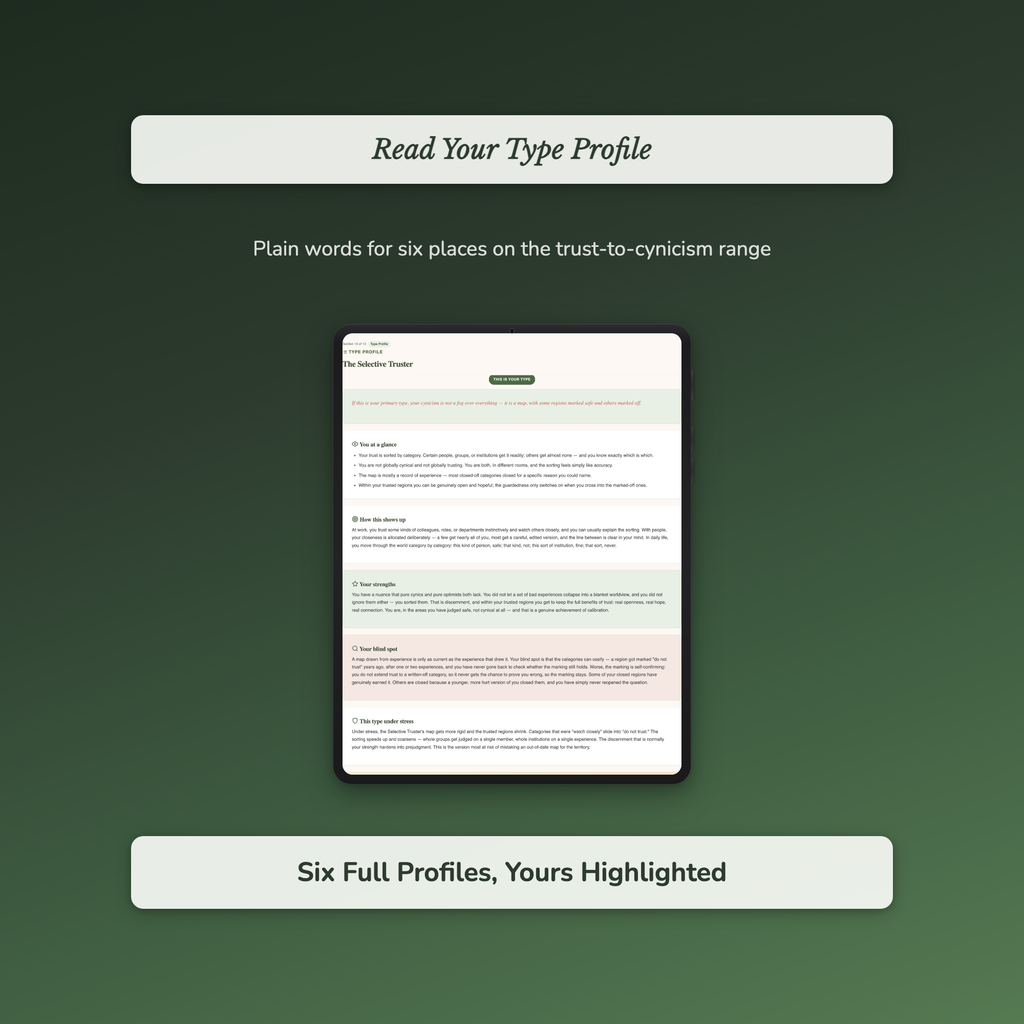 Cynicism Quiz & Workbook – How Cynical Have You Become? – Interactive Self-Assessment