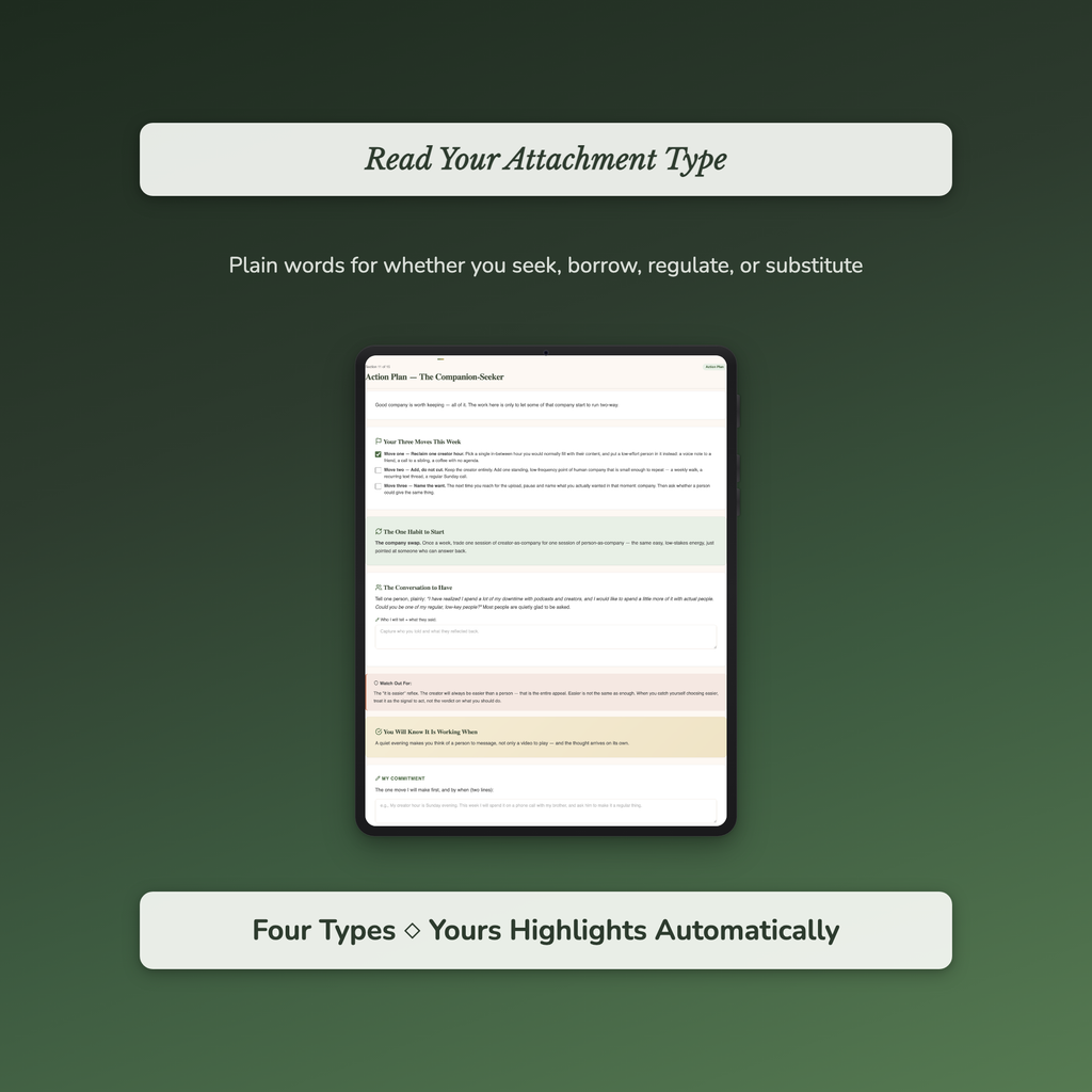 Parasocial Quiz & Workbook – Stranger Feels Like a Friend – Interactive Self-Assessment