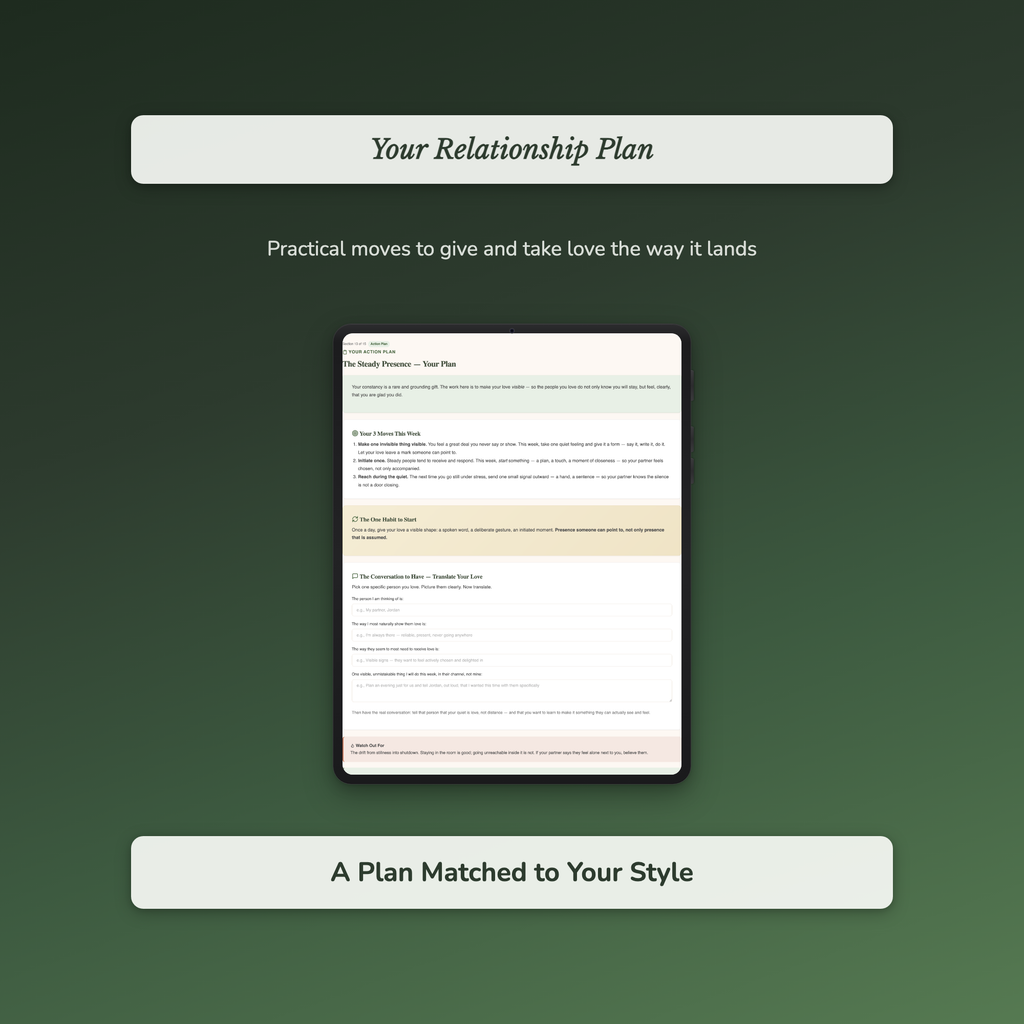 Love Style Quiz & Workbook – How Do You Love? – Interactive Self-Assessment