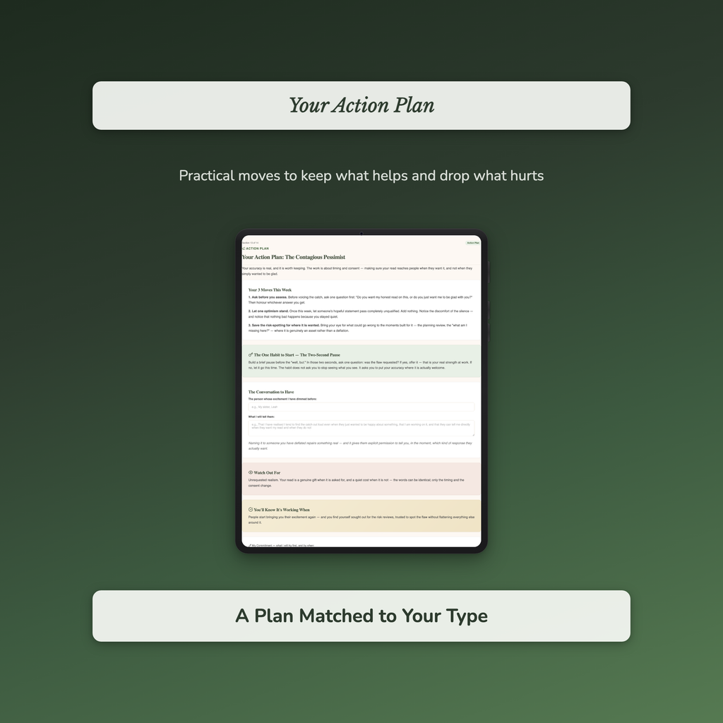 Pessimism Quiz & Workbook – What Kind of Pessimist Are You? – Interactive Self-Assessment