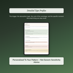 Emotional Regulation Quiz — sample profile or chart