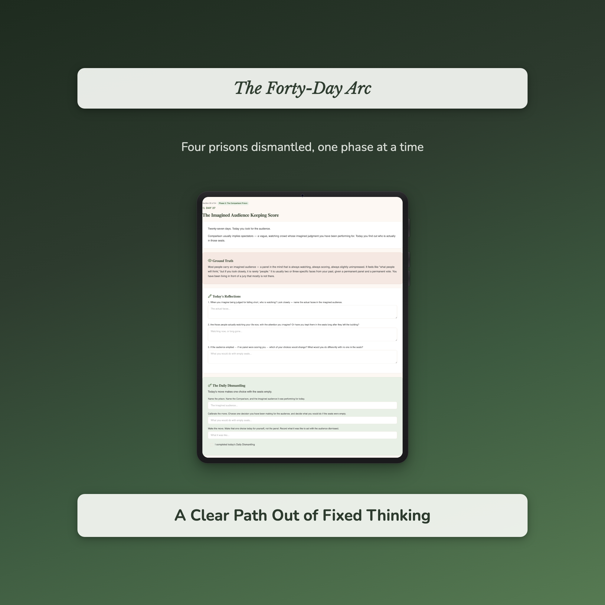 Limiting Beliefs Workbook & 40-Day Journal – Growth Mindset – Interactive Digital Guide