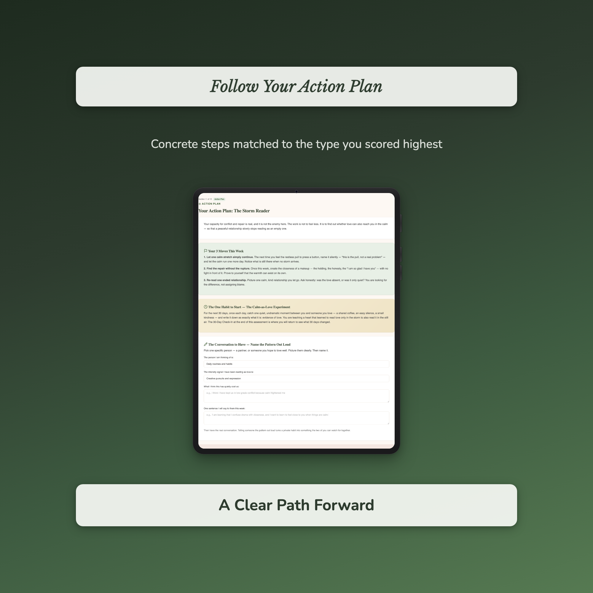 Relationship Quiz & Workbook – Why Calm Love Feels Flat – Interactive Self-Assessment