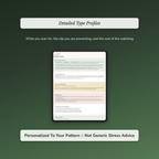 Mental Load Quiz — sample profile or chart