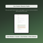 Number Obsession Profile — sample profile or chart
