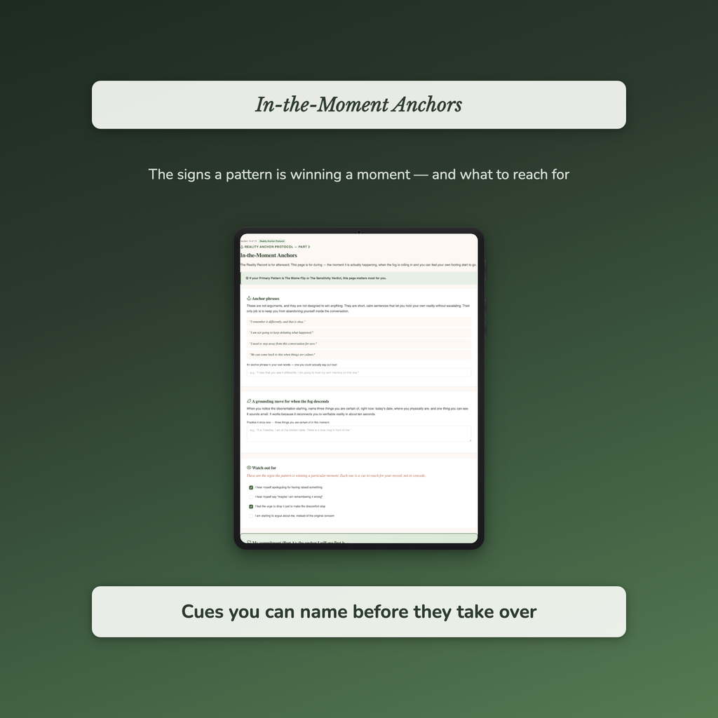 Gaslighting Quiz & Workbook – Am I Being Gaslit? – Interactive Self-Assessment