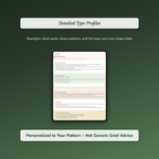 Breakup Grief Quiz — sample profile or chart
