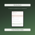 Resilience Workbook & 40-Day Journal – Bounce Back Reset – Interactive Digital Guide