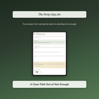 Scarcity Mindset Workbook & 40-Day Journal – Never Enough Help – Interactive Digital Guide
