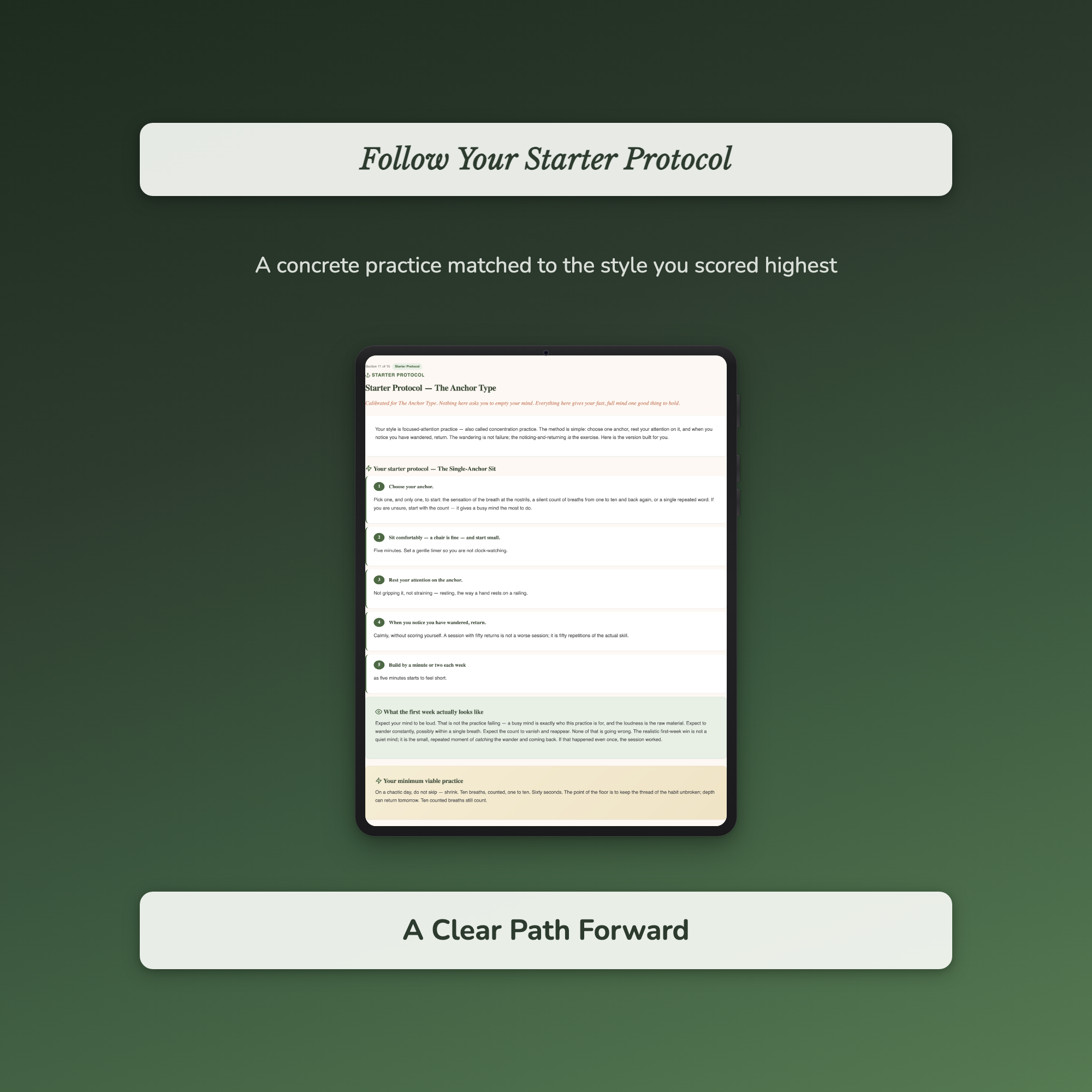 Meditation Style Quiz & Workbook – Why It Never Sticks – Interactive Self-Assessment