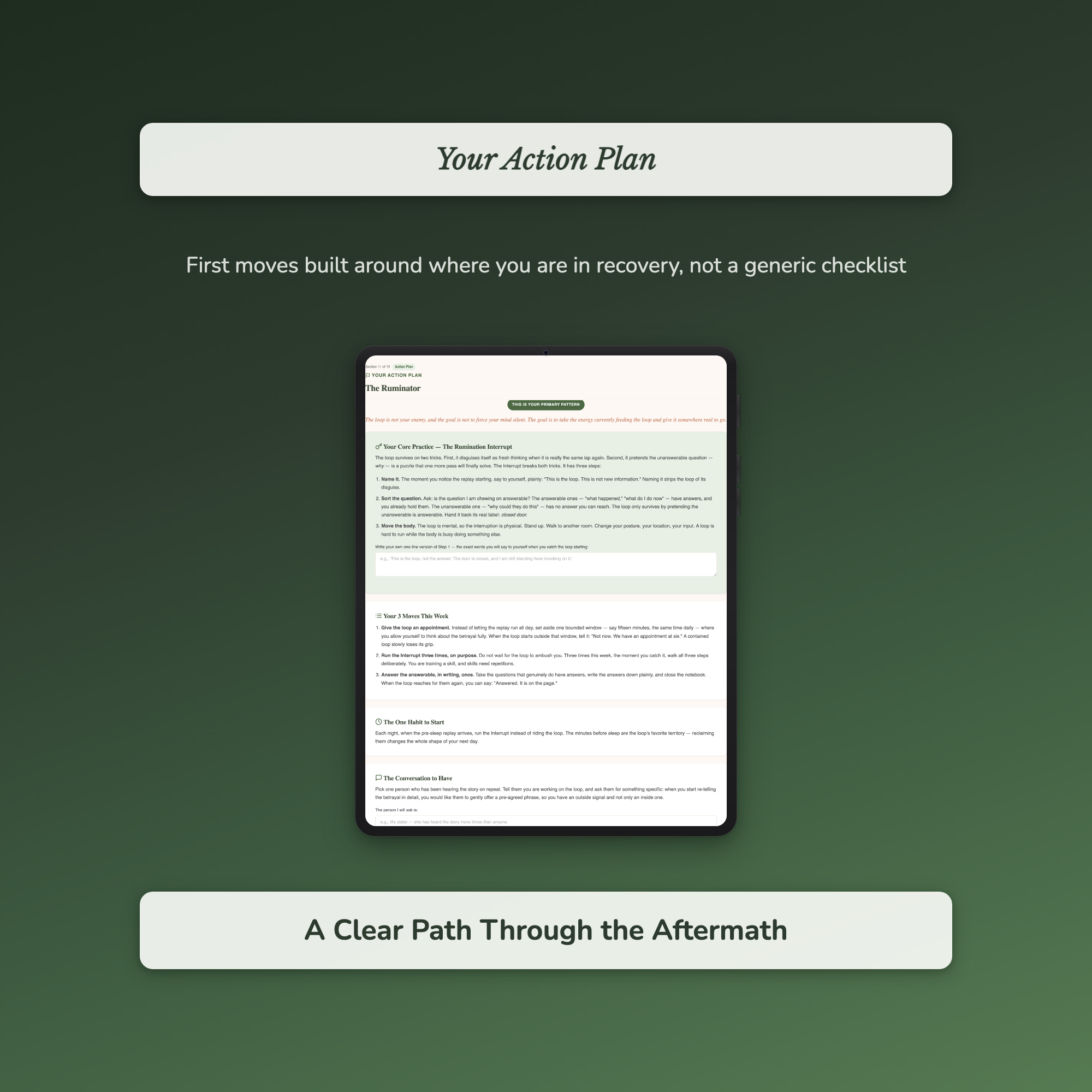Betrayal Quiz & Workbook – Why Am I Still Not Over It? – Interactive Self-Assessment