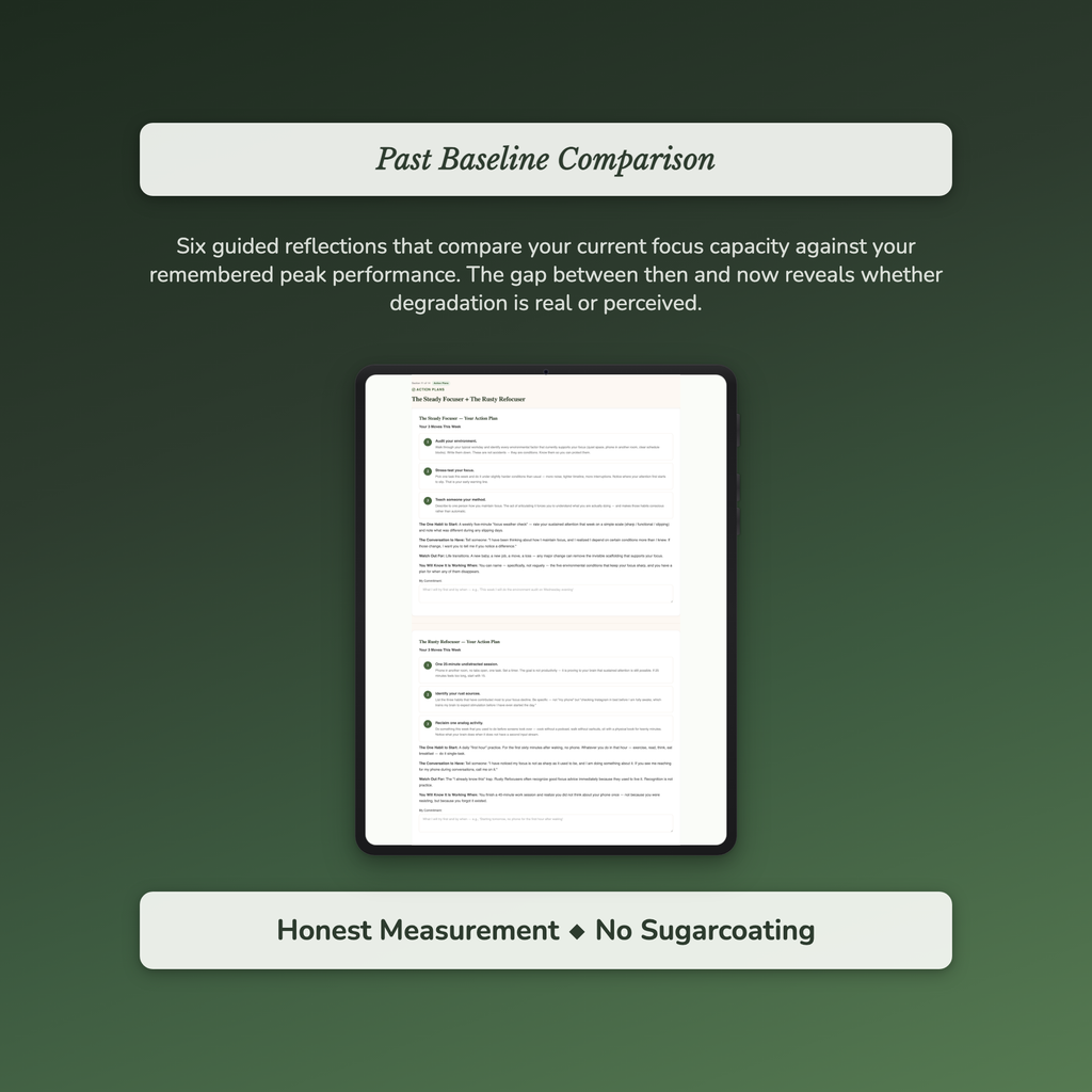 Focus Quality Profile — sample profile or chart