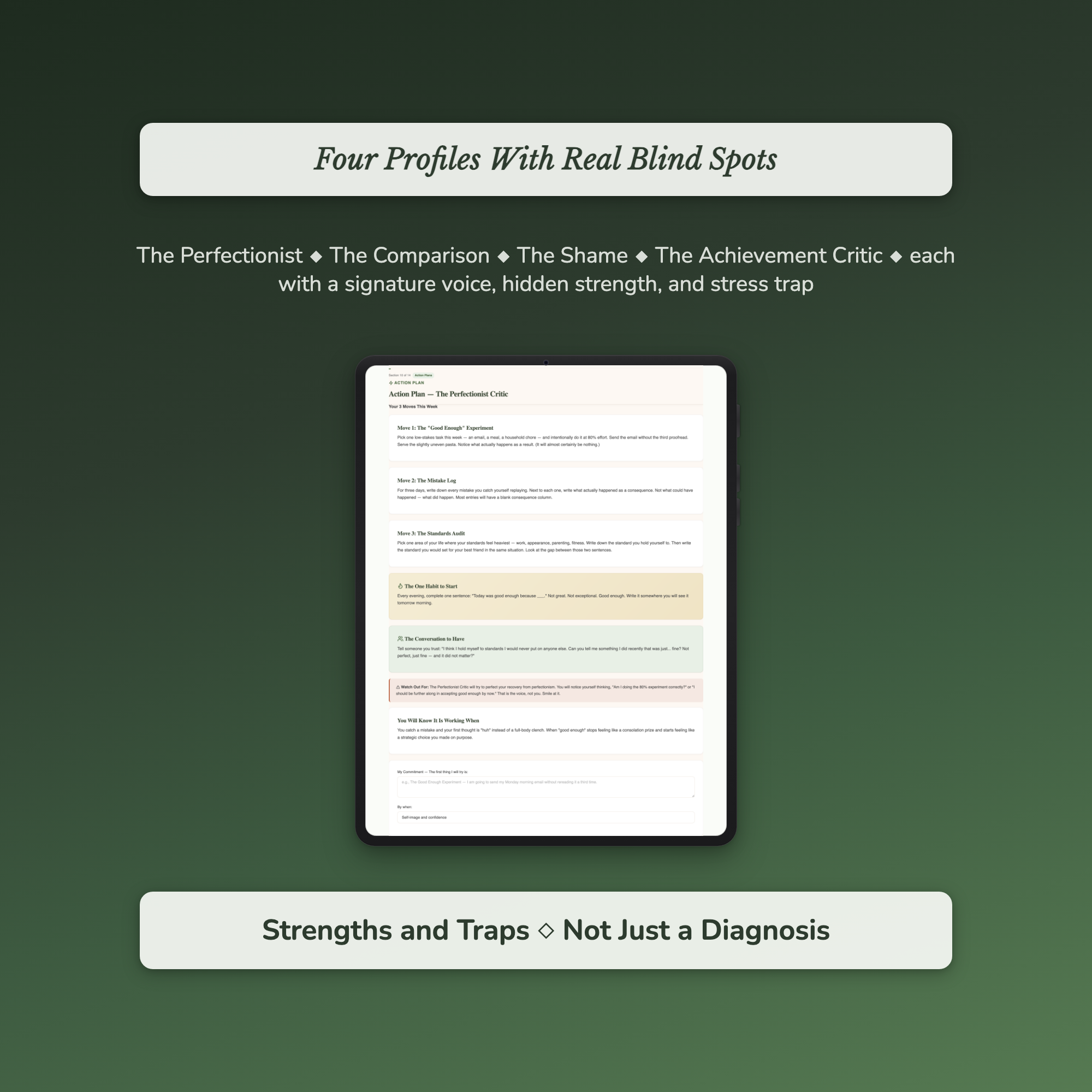 Inner Critic Profile — sample profile or chart