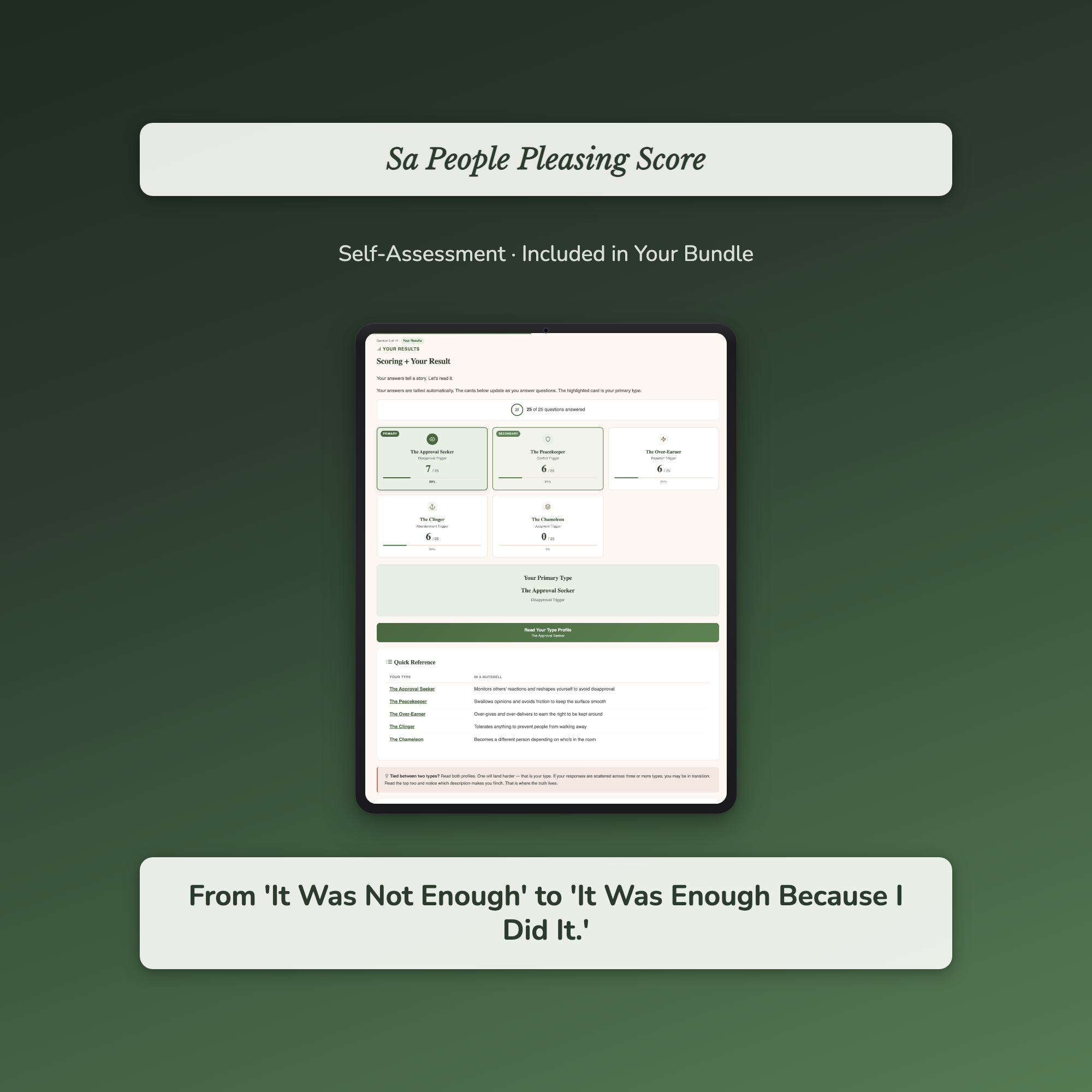 Self-Worth Bundle – Inner Critic Shadow Work 26 Tools – Interactive Digital Bundle