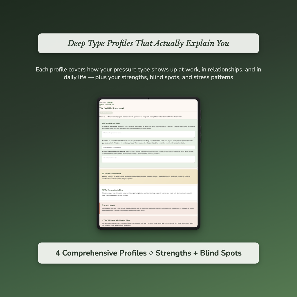 Timeline Pressure Profile — sample profile or chart
