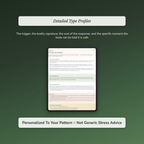 Nervous System Quiz — sample profile or chart