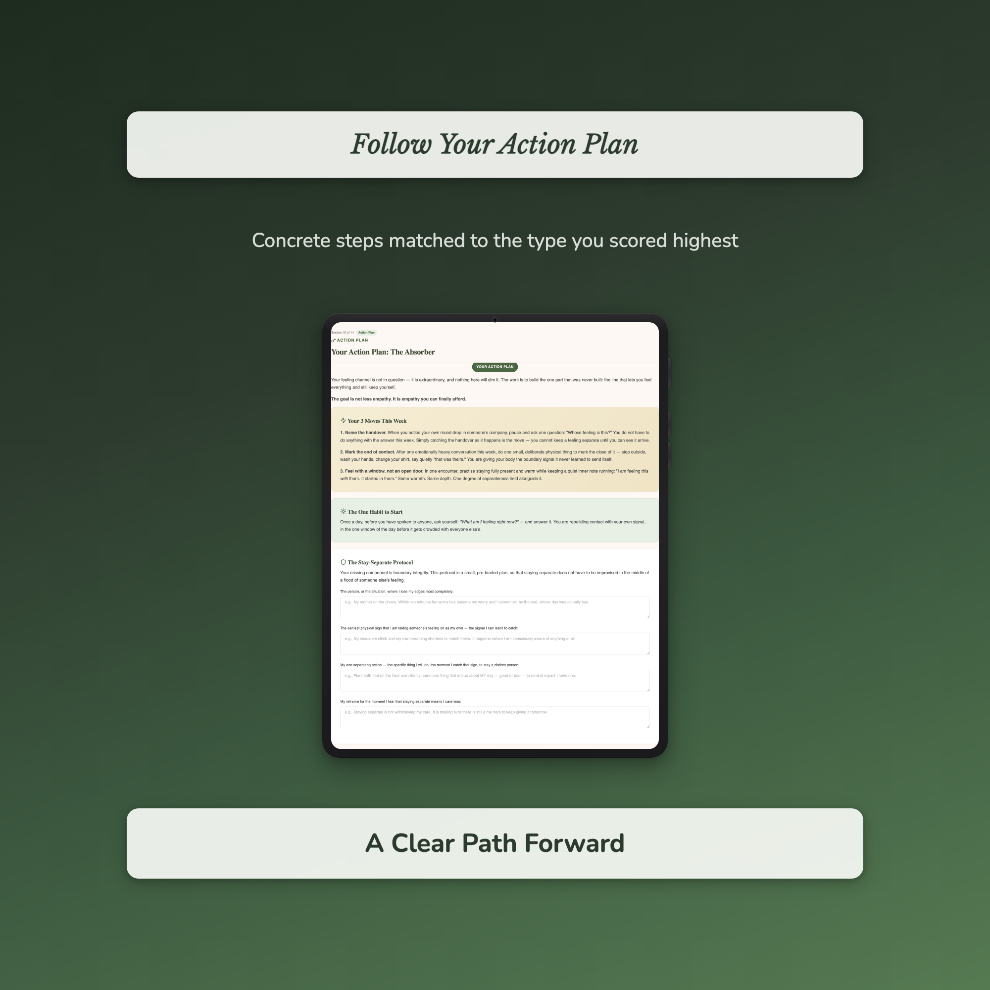 Empathy Quiz & Workbook – Why Caring So Much Exhausts You – Interactive Self-Assessment