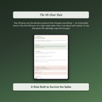 Self Sabotage Workbook & 40-Day Guide — sample profile or chart