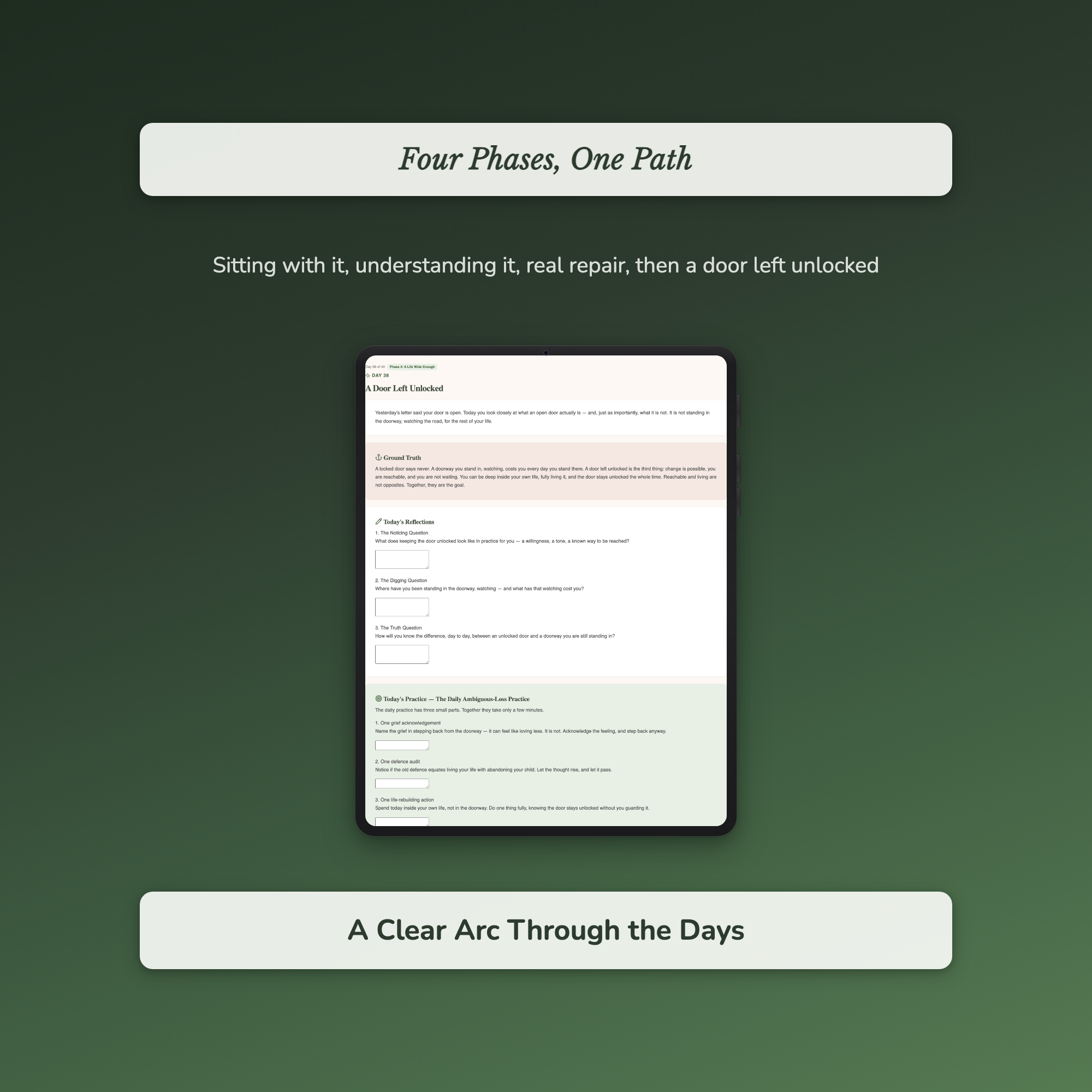 Estrangement Workbook & 40-Day Journal – Estranged Adult Child – Interactive Digital Guide