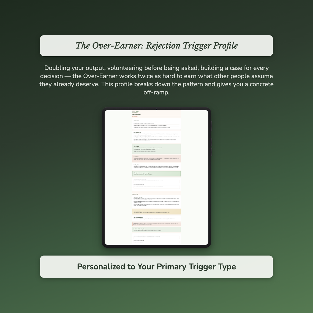 People Pleasing Profile — sample profile or chart