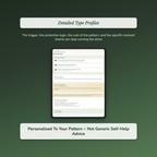 Shadow Work Quiz — sample profile or chart