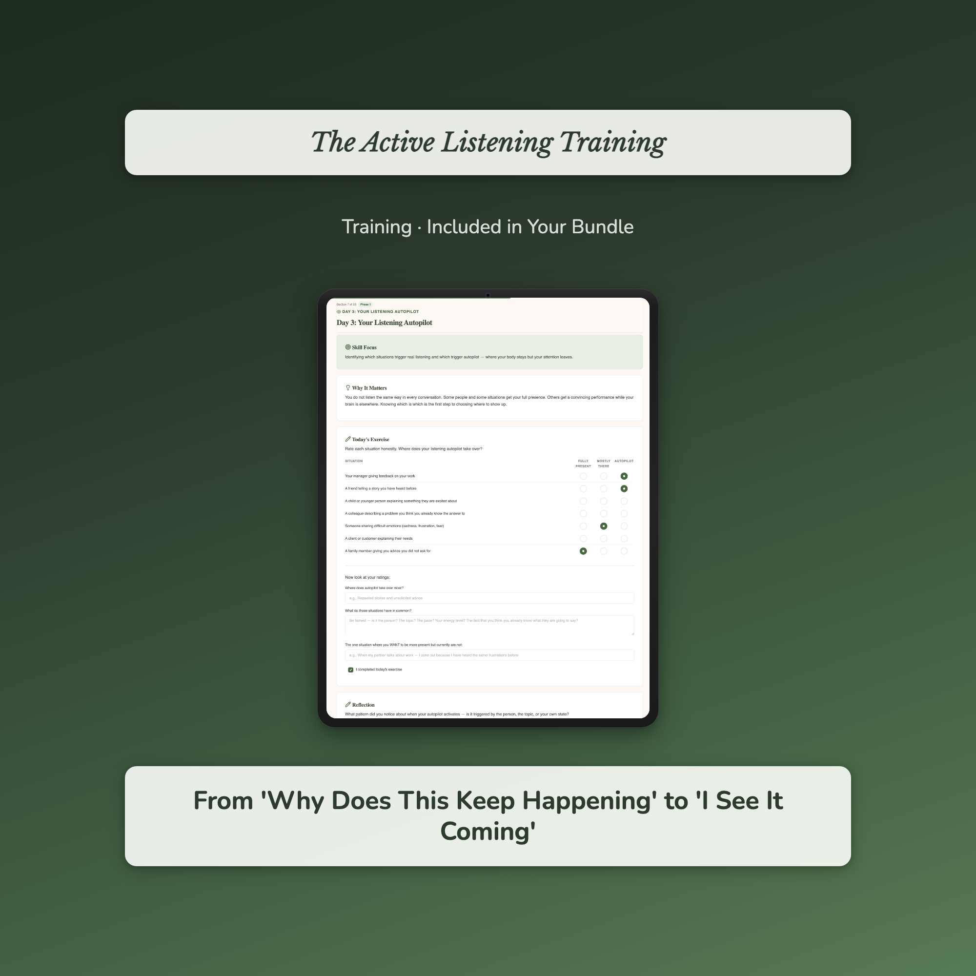 Attachment Style Workbook Bundle – Relationship Patterns – Interactive Digital Bundle