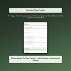 Never Enough Quiz — sample profile or chart