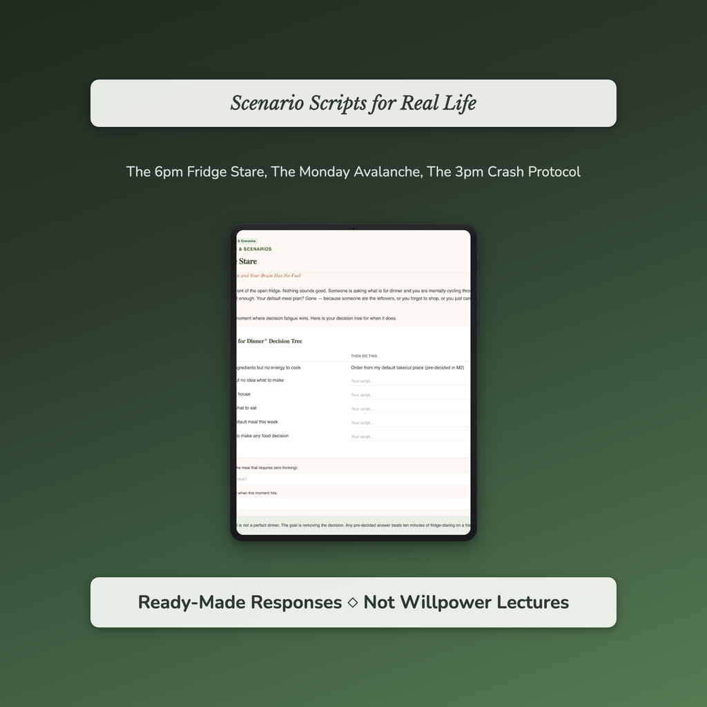 Decision Fatigue Workbook — sample profile or chart
