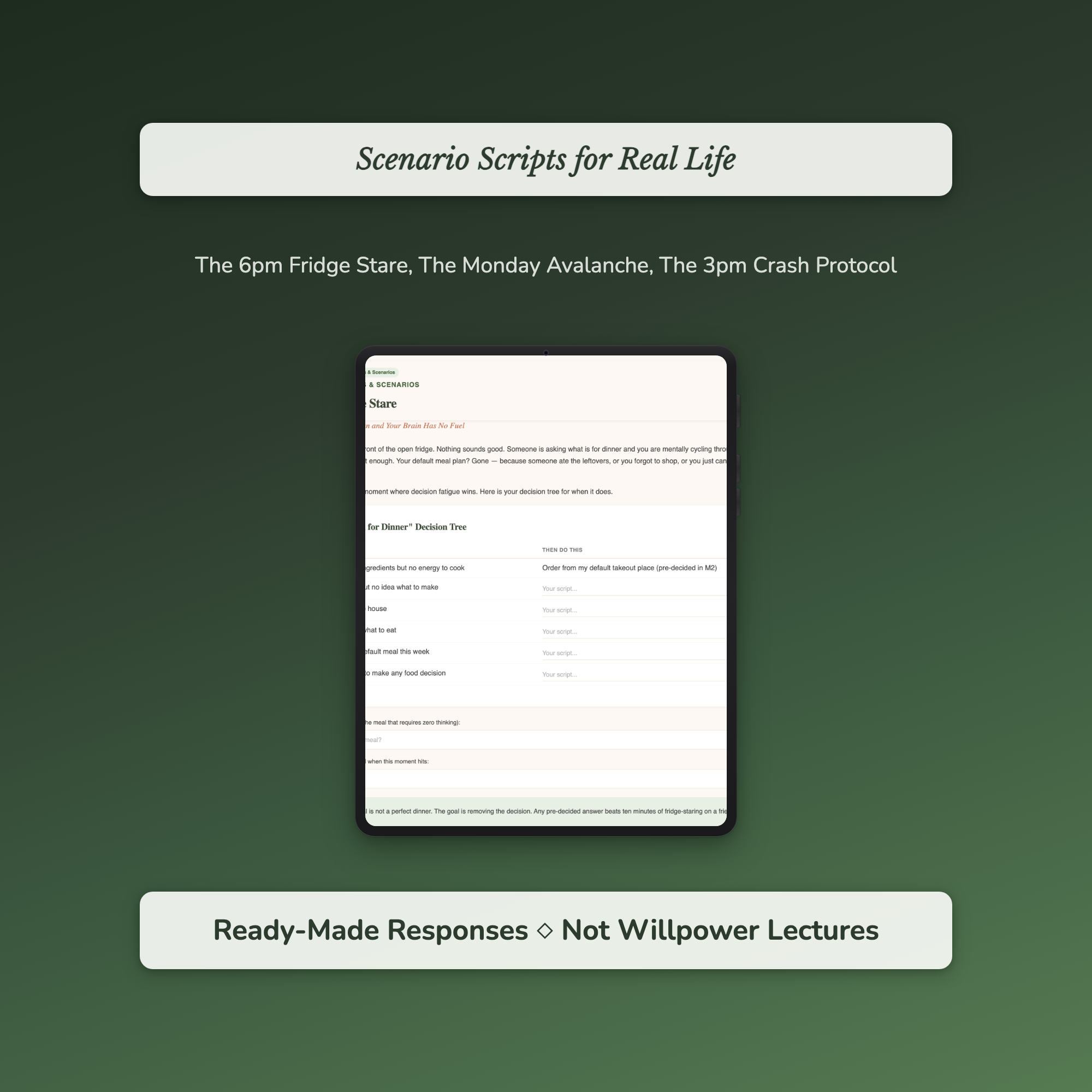 Decision Fatigue Workbook — sample profile or chart