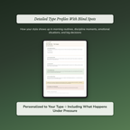 Parenting Style Profile — sample profile or chart