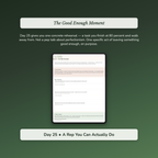 Control Freak Workbook & 40-Day Guide — sample profile or chart