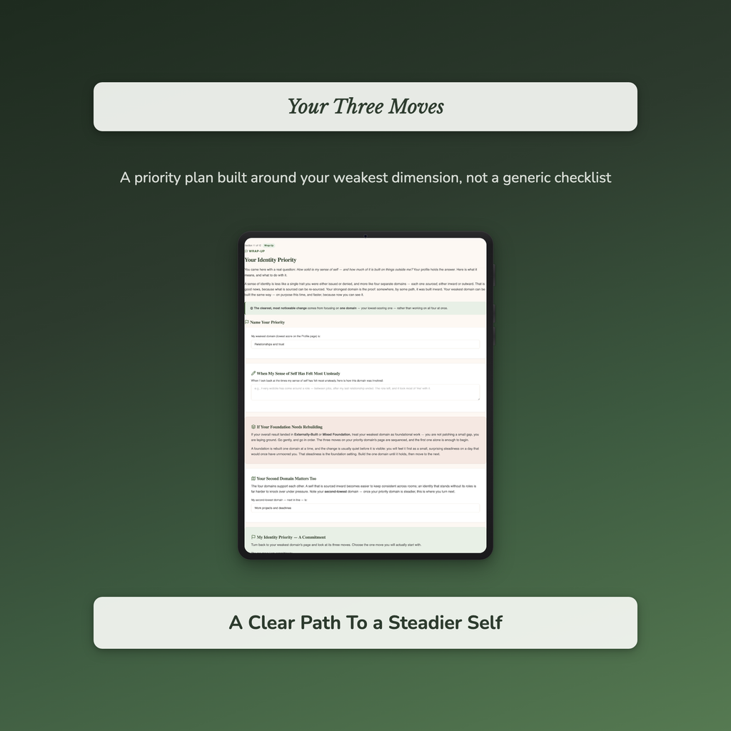 Identity Quiz & Workbook – Who Am I Really? – Interactive Self-Assessment