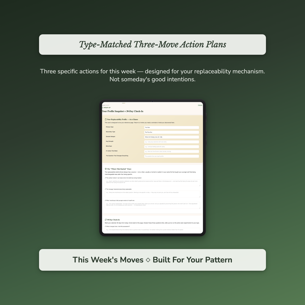 Self Worth Quiz — sample exercise page